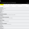 COMPOSE & DANSE - une application web qui vous invite à danser comme vous êtes... - page d'accueil